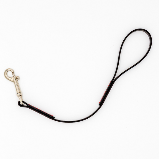 The Micro Leash Black & Tan