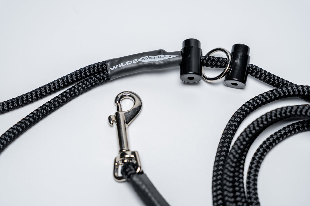 The Slip & Clip: 2 in 1 Lead Black